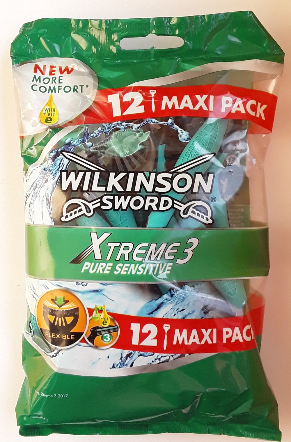 Wilkinson Sword одноразовые станки Xtreme-3 Sensitive 12шт