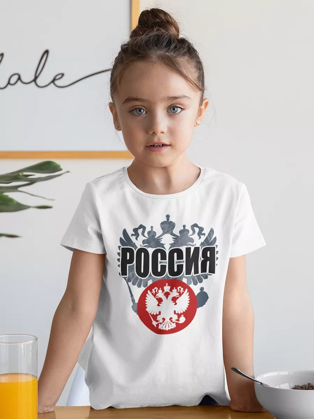 Футболка с гербом России
