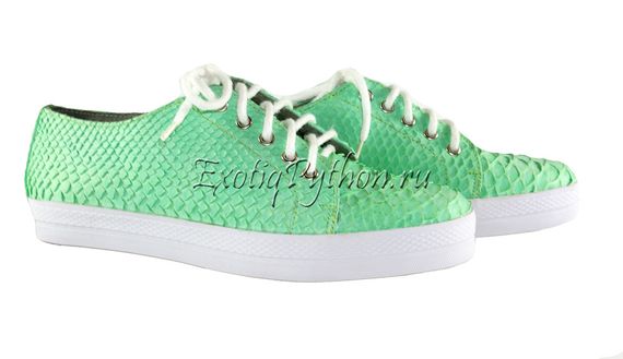 Кеды из кожи питона SH-55