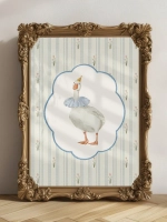 Постер в детскую 40х50 см ретро стиль