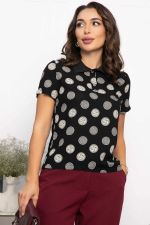 Поло Тренди (черное/круги) Б14092-10М LT Collection