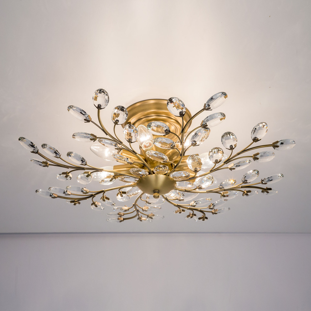 Citilux Серенада CL315183 Люстра хрустальная Бронза