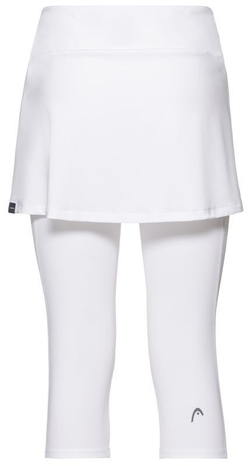 Теннисная юбка Head Club 3/4 Tights Skort - белый