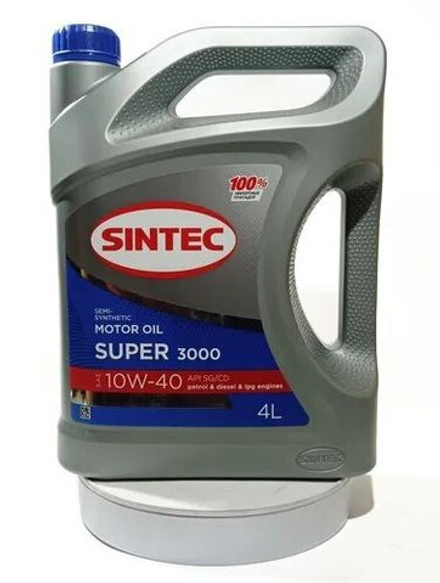 SINTEC Масло мотор. п/с Супер SAE 10w40 API SG/CD 4л