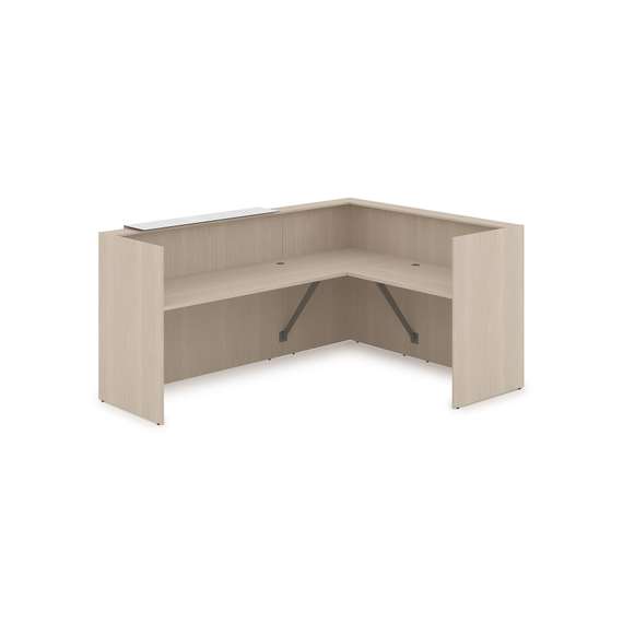 1КР-КЛ.102.1 Комплект Ресепшн с фартуком HPL (2344*1765*1149) (с подсветкой)