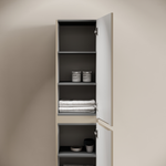 Шкаф-пенал подвесной SANCOS Code, 350х350х1650 мм, цвет  серо- бежевый, арт. PCD35GB