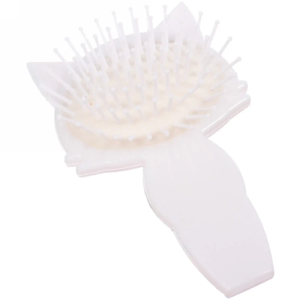 Расческа массажная детская «Zverushka» котик, 7*13см, в пластиковой коробке