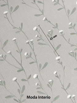 Обои винил на флизелине, веточка на серо-бежевом, метровые, для гостиной, Tenero (Moda interio, арт.32688-55)