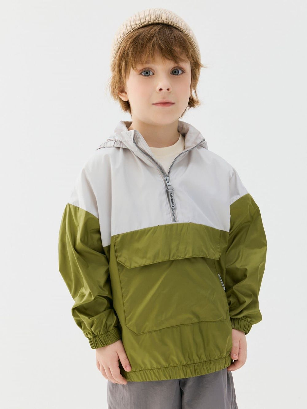 Анорак на сетчатой подкладке "Авокадо"