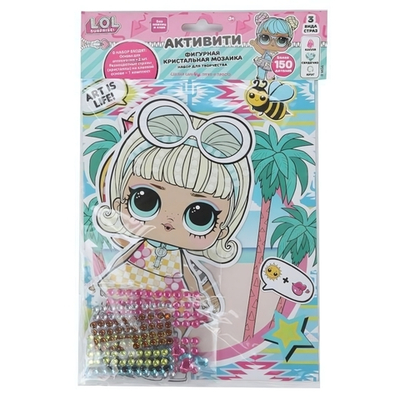 Кристальная мозаика 17*23см фигурная "Стильные девочки" CRYSTFIG-114791 (Мультиарт)