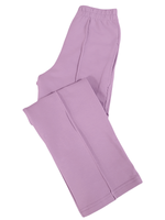 11587 Комплект детский (брюки палаццо + лонгслив) футер 2-х нитка лиловый (68-134/140)