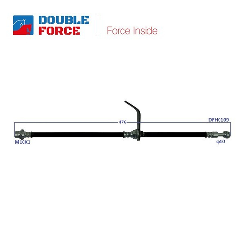 Шланг тормозной Double Force DFH0109