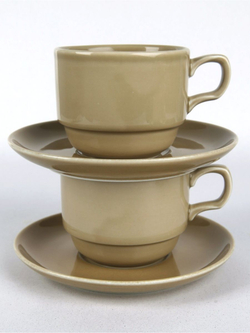 Чайная пара Башкирский фарфор, 200 мл, 2 шт, фарфор, цвет