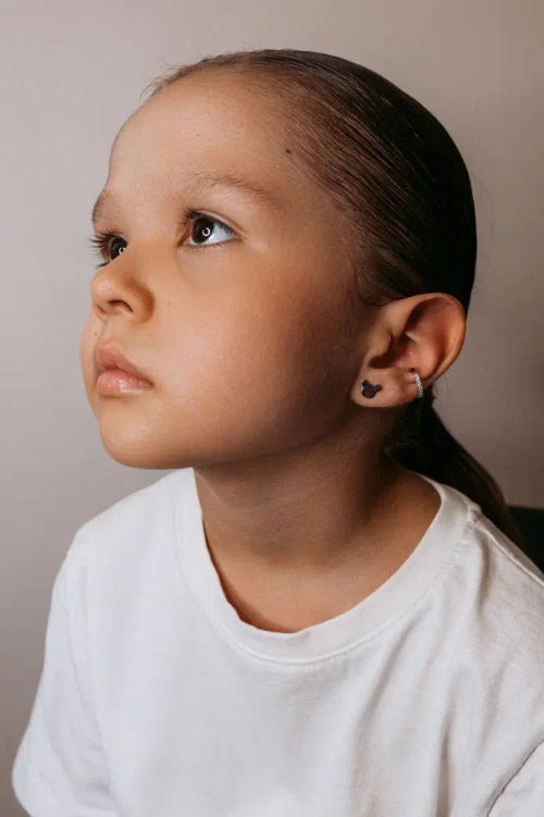 Серьги "Плоские Мишки"