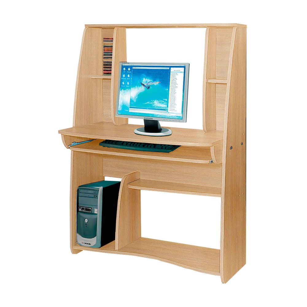 Стол компьютерный "СК-3" (дуб млечный), ЛДСП, Фант-мебель, г. Волжск