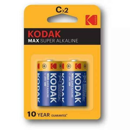 Батарейка алкалиновая Kodak LR14-2BL MAX SUPER 2шт