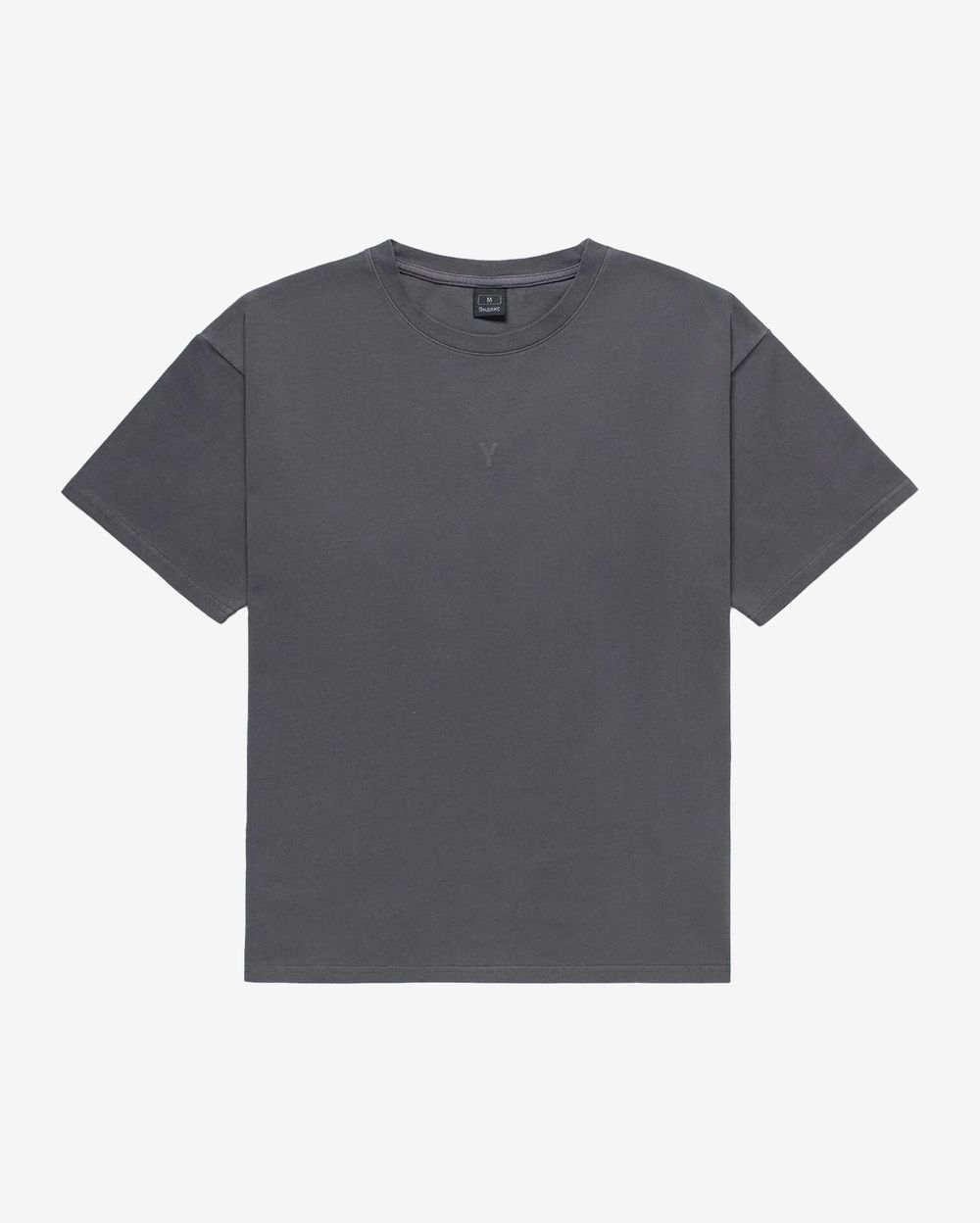Футболка Яндекс Garment Dyed графитовая