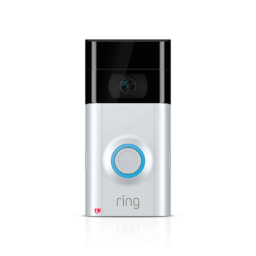 Беспроводной видеозвонок Ring Video Doorbell 2 для iOS/Android Satin Silver