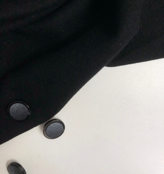 Костюмная шерсть, черный AVI#145