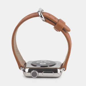 Ремешок для Apple Watch 40/41/42 mm из кожи теленка, коричневого цвета