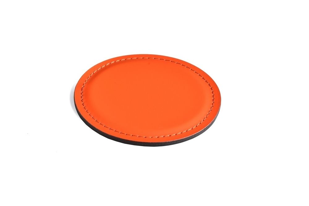 костер из кожи оранж/шоколад