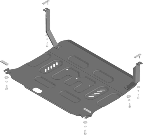Защита стальная 2 мм двигателя и кпп для Livan S6 Pro 2023- Motodor.74702