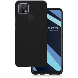 Чехол ROSCO для OPPO A15;OPPO A15s оптом (арт. OPPO-A15-COLOURFUL-BLACK)
