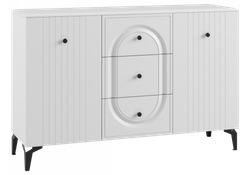 Комод Венеция белый шагрень / белый