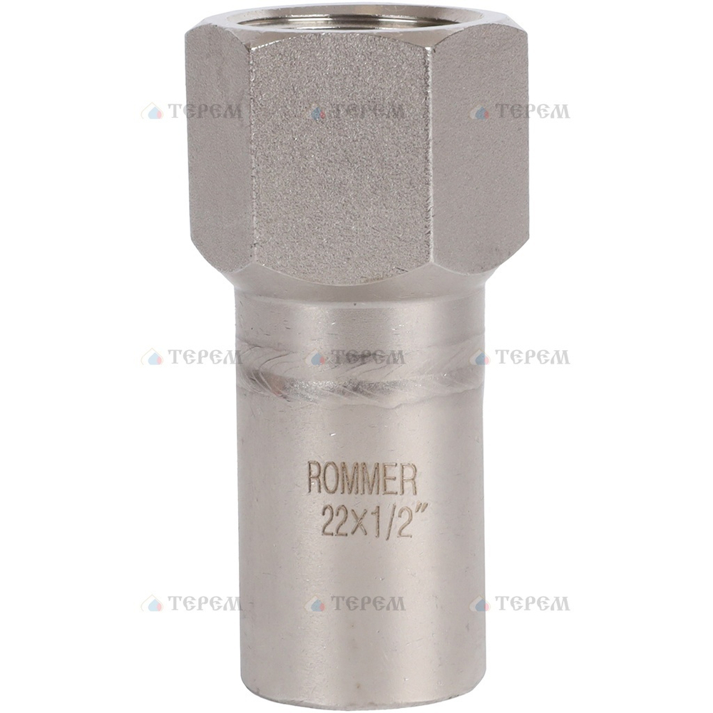 ROMMER RSS-0023-002212 Вставка переходная НПр-ВР, 22х1/2, из нержавеющей стали прессовой