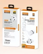 Гарнитура FaizFull FN26, вакуумные, разъем Jack, кабель 1.2 м White