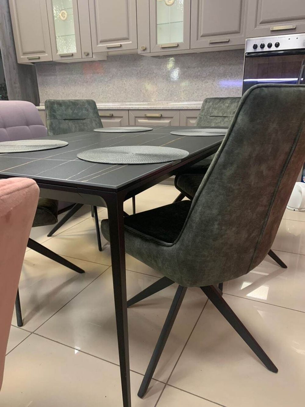 Стол DT-2010 черная керамика MR32 (180)