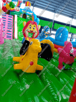 Коммерческий надувной батут «Парк развлечений Мульти» 15*8*8 м