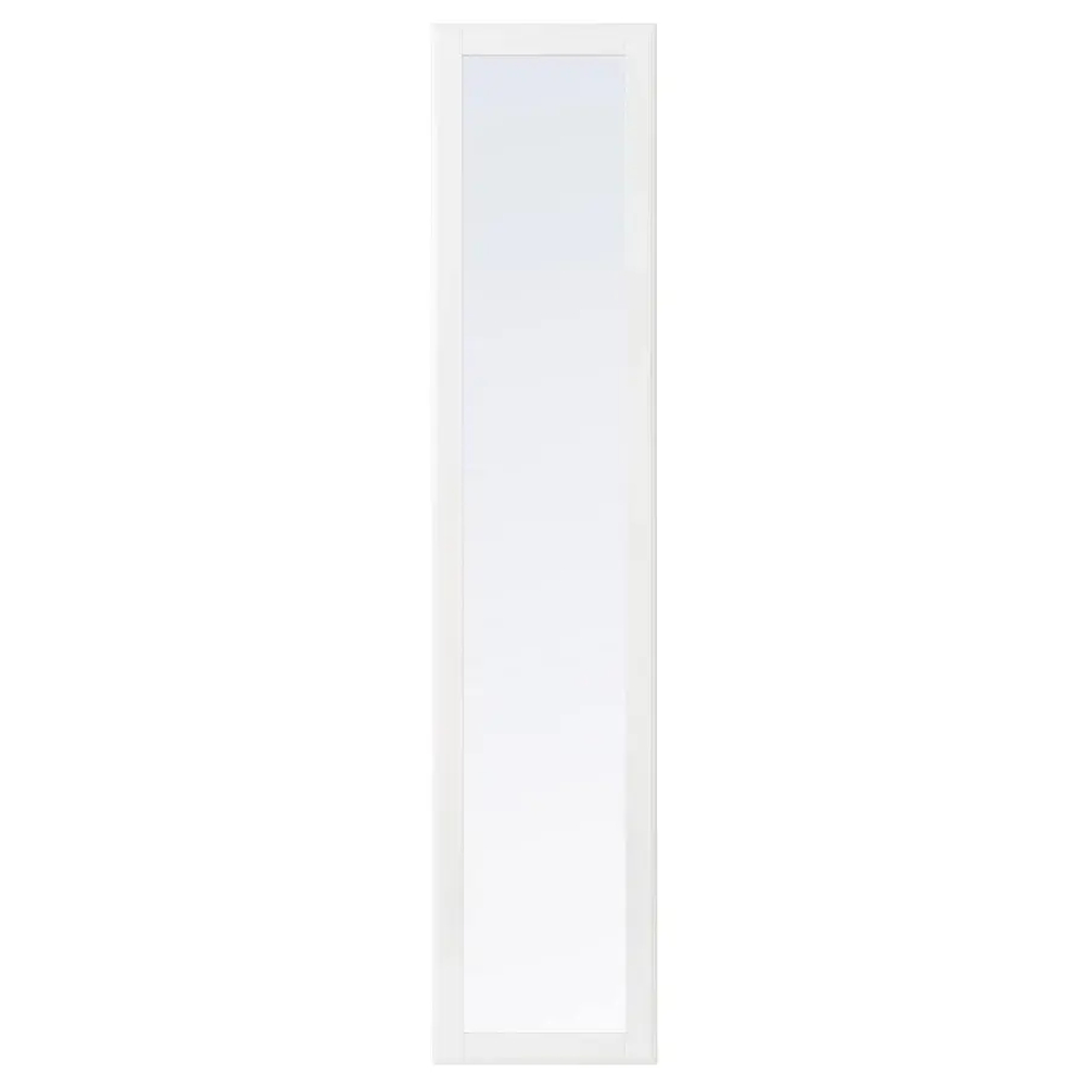 Дверь с петлями - TYSSEDAL  IKEA/  ТИССЕДАЛЬ ИКЕА, 229х50 см,  прозрачный
