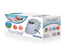 Проточный водонагреватель, для бассейнов до 17 м³ (Bestway 58259 BW)
