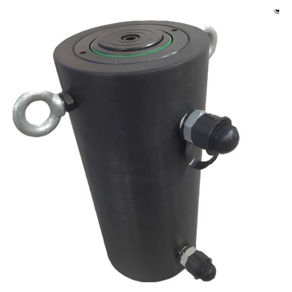 Домкарт грузовой алюминиевый Инстан с гидравлическим возвратом штока ДГА100-400Г (100т, ход 400мм)