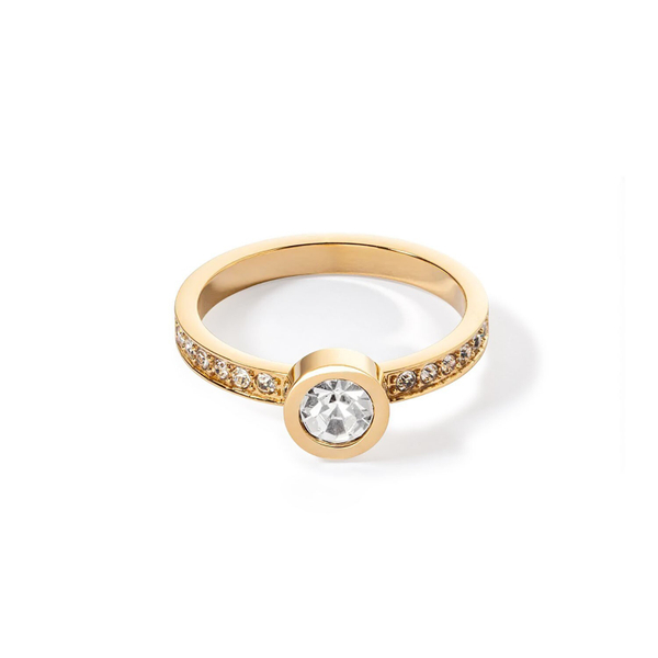 Кольцо Coeur de Lion Crystal-Gold 17.2 мм 0228/40-1816 54 размер 17,2