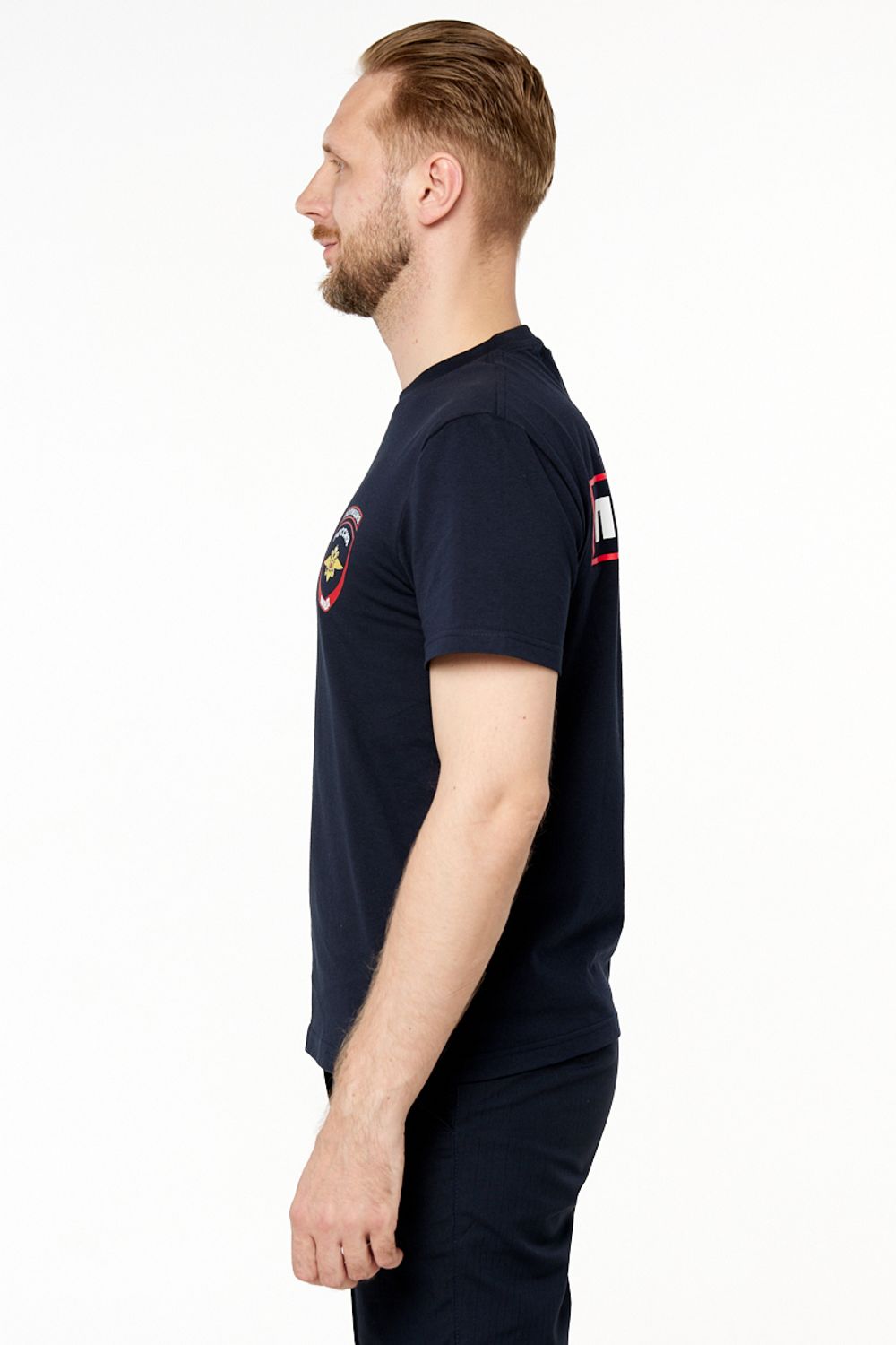 Футболка мужская Полиция цв. тёмно-синий