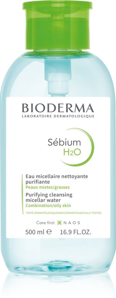 Bioderma Sébium H2O Мицеллярная вода для комбинированной и жирной кожи с дозатором