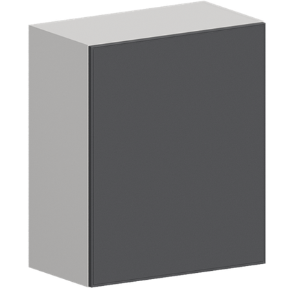 Кухня Модуль ШВ 600М Белый / Графит Софт