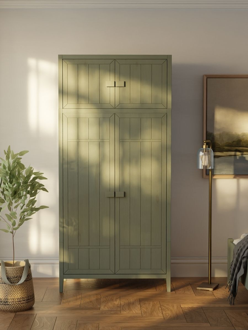 Антресоль деревянная Карлос, эвкалипт