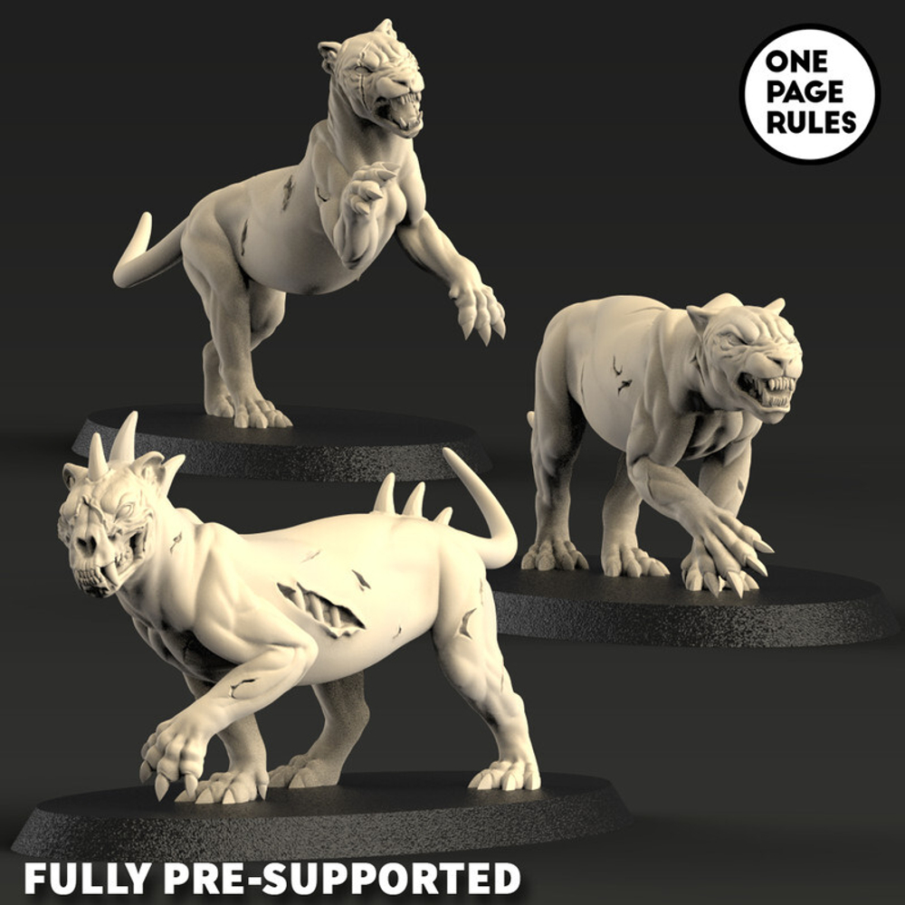 Grand Alliance Death Soulblight Gravelords Dire Wolves 1 шт. миниатюра для dnd, днд, pathfinder, фентези, Настольная игра, НРИ, Варгейм, РПГ