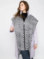 Куртка зимняя удлиненная с капюшоном