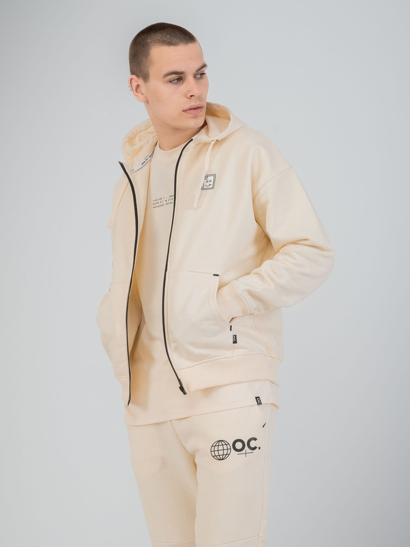 Толстовка мужская ORIGINAL CREATOR ERROR_404 ZIP HOODIE, Молочный