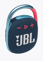Портативная колонка JBL Clip 4 CLIP, беспроводная, Bluetooth, время автономной работы 10 ч синий/розовый