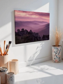 Картина на стену 40 X 50 Сиреневый закат