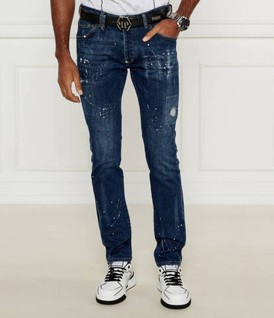 Джинсы Philipp Plein - темно-синий(MDT3924 PDE004N)