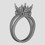 3д модель кольцо для печати
