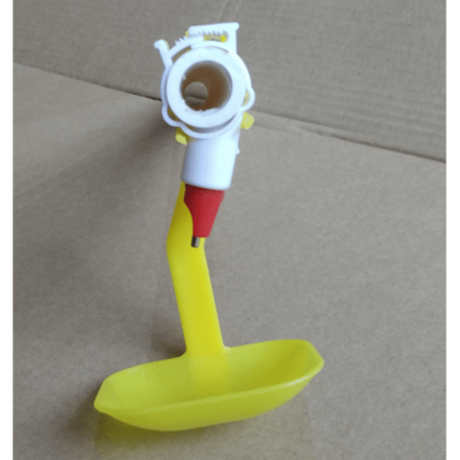 Каплеуловитель на трубу 25 мм для ниппельных поилок со скосом