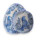 Гобеленовый набор для кухни Гжель птички (колпак на чайник и прихватка)