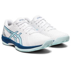 Женские Кроссовки теннисные Asics Solution Swift FF Clay W - white/clear blue